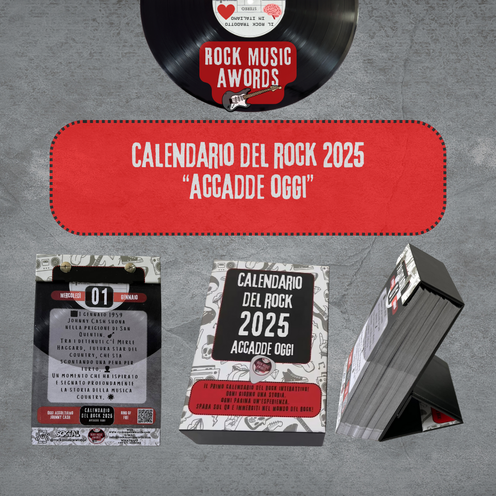 Calendario del Rock "Accadde Oggi" 2025